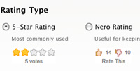 5-Star or Nero Ratings